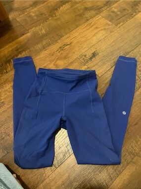 lululemon athletica Navy Blue Girls' Athletic Leggings